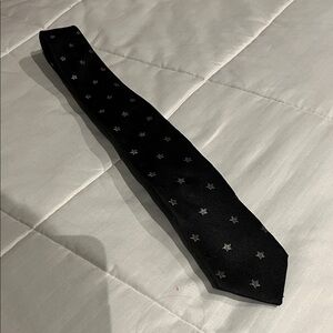 Givenchy Black Tie with Silver Star Design